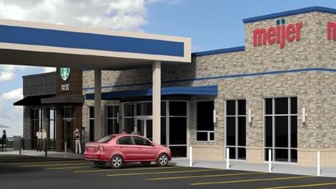 Meijer's latest convenience store and gas station design