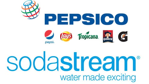 PepsiCo and SodaStream logos