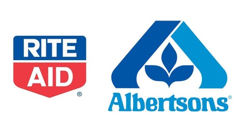 Rite Aid and Albertsons Logos