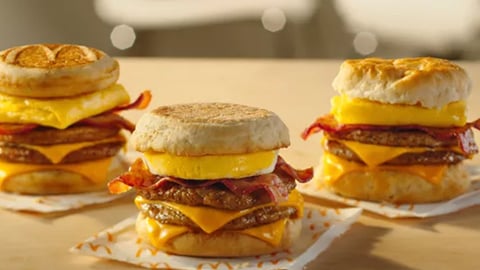 McDonald's Triple Breakfast Stacks