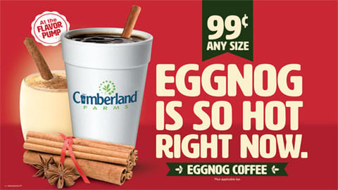 Cumberland Farms Eggnog Coffee