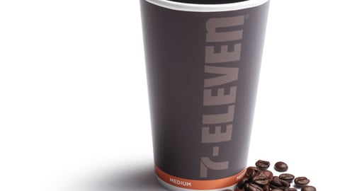 medium cup of 7-Eleven coffee