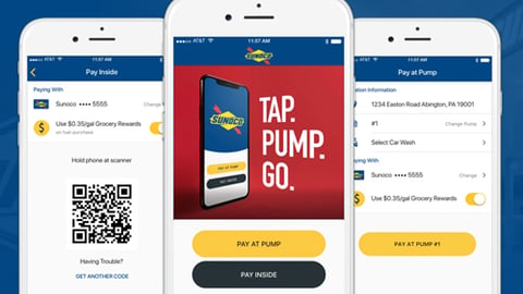 Sunoco mobile app