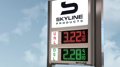 Skyline Products' 6-Inch LED Price Signs