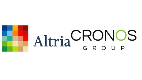 Logos for Altria Group and Cronos Group