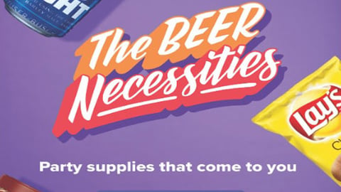 Beer Necessities via 7Now mobile app