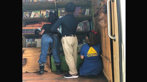 CITGO and Bess the Book Bus