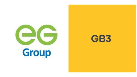 Logos for EG Group and GB3