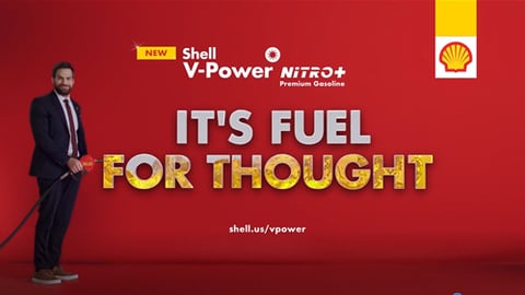 Advertisement for Shell V-Power NiTRO+ 