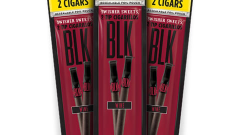 Swisher BLK Wine Tip Cigarillos