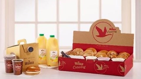 Wawa's catering package