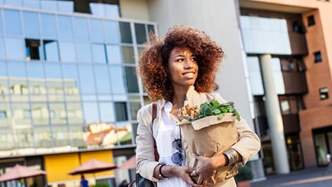 Urban grocery shopper