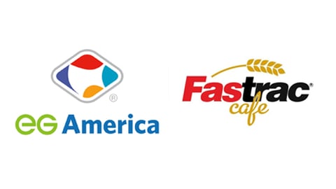 Logos for EG America and Fastrac