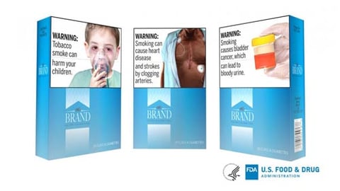 FDA's proposed cigarette pack health warnings