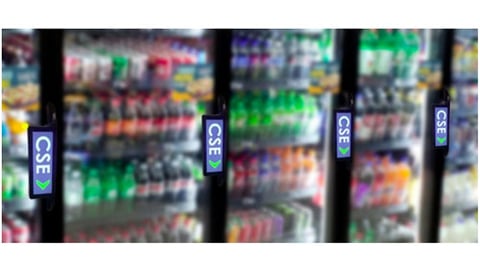 CSE Products Inc. Digital Media Marketing Cooler Door Display Handle