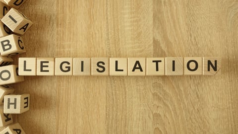 Legislation in scrabble tiles