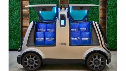 Walmart Autonomous Vehicle Delivery