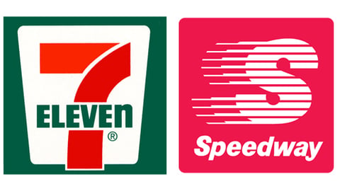 Logos for 7-Eleven and Speedway