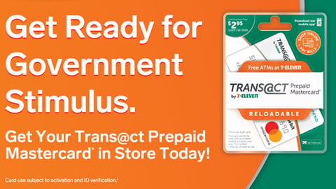 Trans@ct by 7 Eleven Prepaid Mastercard