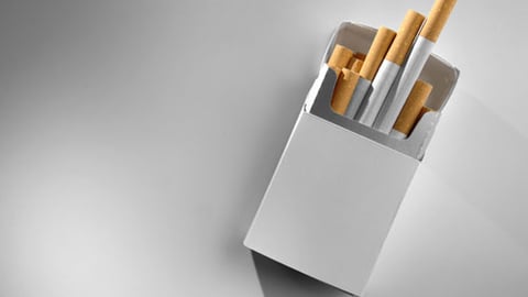 A pack of cigarettes