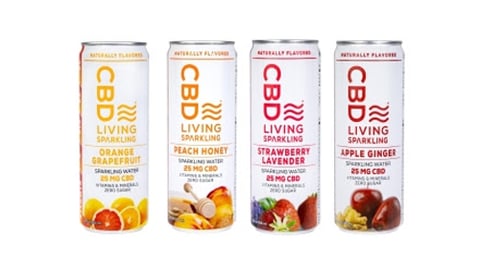 CBD Living Sparkling Water