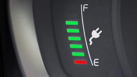 Electric vehicle charging indicator