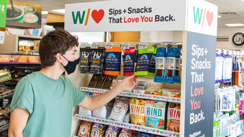 7-Eleven's 'Sips & Snacks' assortment