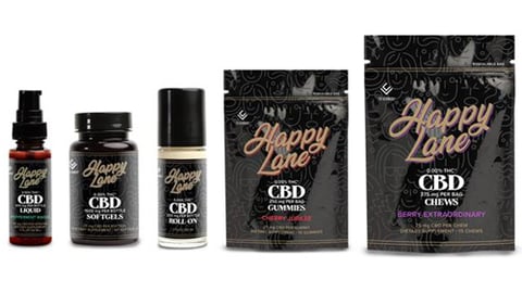 Happy Lane CBD Product Line