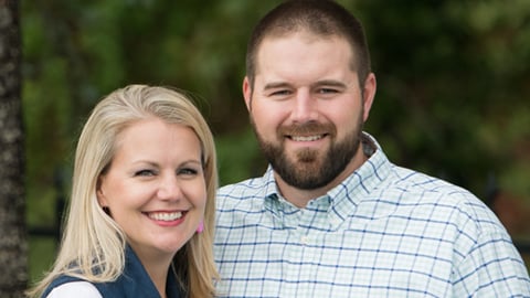 Trenton (right) and Julia Langston have been named vice presidents of Calloway Oil Co.