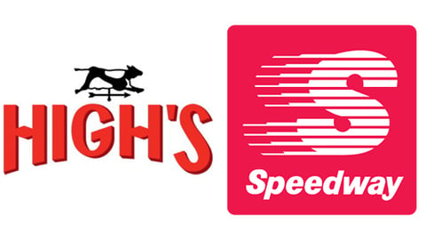 Logos for High's and Speedway