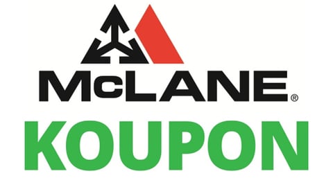 Logos for McLane and Koupon