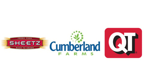 Logos for Sheetz Inc., Cumberland Farms and QuikTrip Corp. 