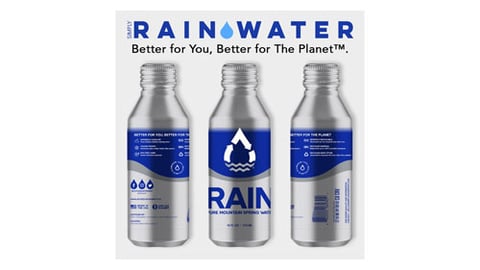 RAIN Water Recyclable Aluminum Bottles