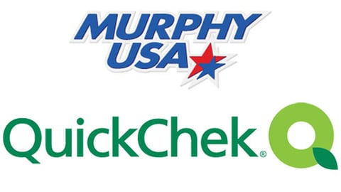 Logos for Murphy USA and QuickChek