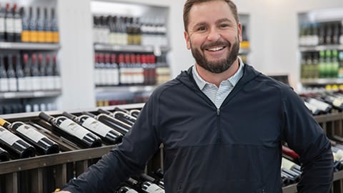 Chief operating Officer Brandon Hofmann at Parker's Spirits.