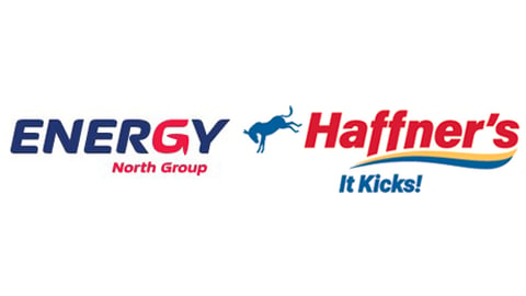 Logos for Energy North Group and Haffner's