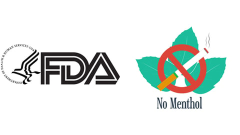 The FDA logo and menthol ban