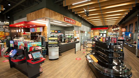 Inside a Sheetz convenience store