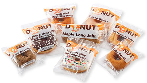 The Donut Hole Individually Wrapped Donuts