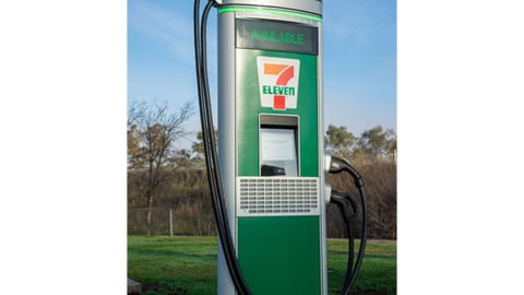 a 7-Eleven Direct Current Fast Charging (DCFC) port