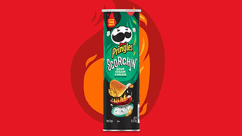 Pringles Scorchin' Sour Cream & Onion