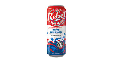 Rebel Hard Coffee Berry Crisp Latte