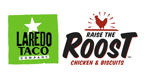 Laredo Taco & Raise the Roost logos