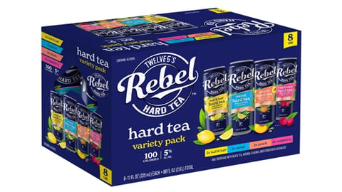 Twelve5's REBEL Hard Tea variety pack