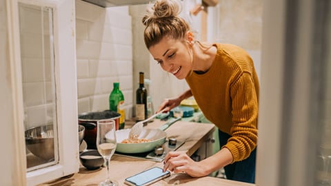 Cooking at home