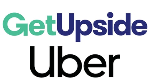 Logos for GetUpside and Uber