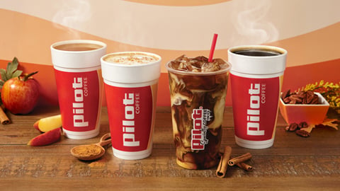 Pilot Flying J's fall coffee drinks