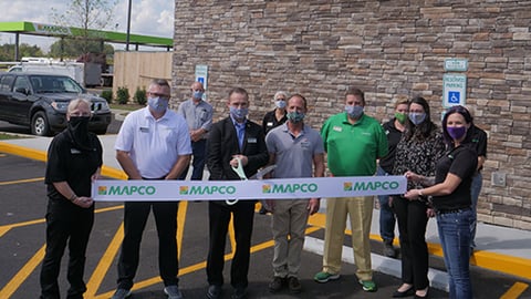 MAPCO ribbon-cutting