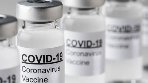 COVID-19 vaccine bottle