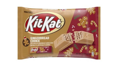 Kit Kat Gingerbread Cookie Flavored Miniatures 